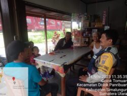 Bhabinkamtibmas Dolok Panribuan Sambangi Warga Himbau Masyarakat Jaga Kamtibmas