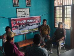 Polsek Saribudolok Ajak Masyarakat Nagori Silimakuta Barat Mensukseskan Pemilu Tahun 2024