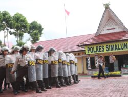 Polres Simalungun Gelar Pelatihan Pengendalian Massa Jelang Pemilu 2024, Tidak ada Hari Tanpa Latihan