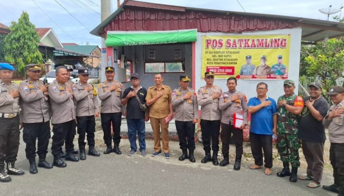 Tim Supervisi Dit Binmas Polda Sumut Nilai Satkamling 2025 Wilkum Polres Pematangsiantar