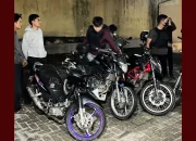 4 Knalpot Brong Disita Polres Pematangsiantar Saat Razia Hingga Subuh