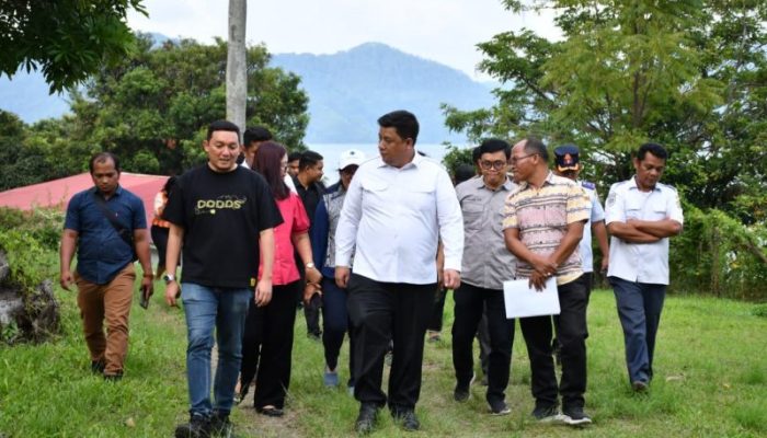 Dimulai Tahun 2026 ,Bupati Samosir Monitoring Rencana Pembangunan  Gedung Pertunjukan Dan Taman Presiden RI di Tuktuk