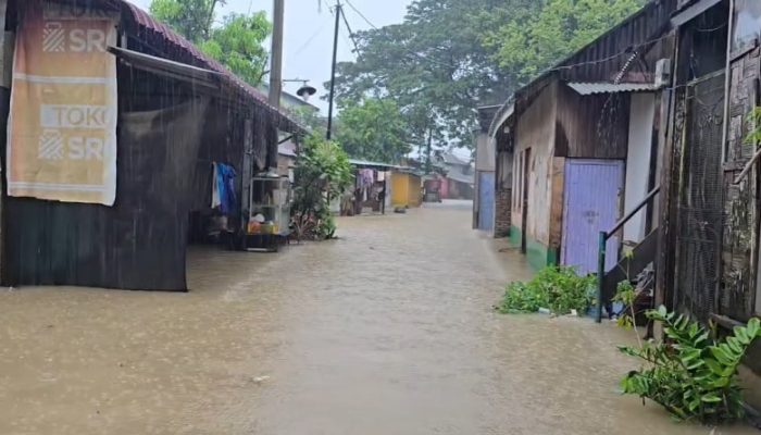 Banjir Melanda Sebagian Kota Medan Hari Ini