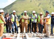 Bupati Samosir Monitoring Pembangunan Jembatan Penghubung Desa