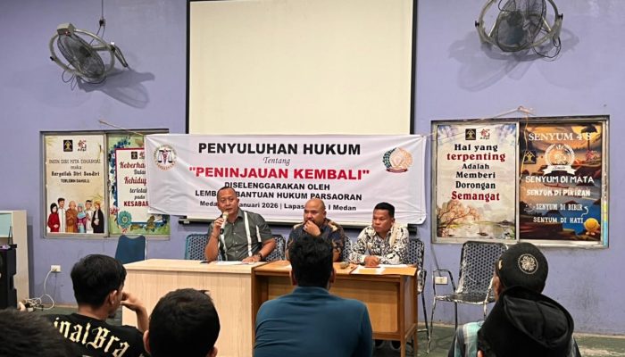LBH Parsaoran Berikan Penyuluhan Bantuan Hukum di Lapas Kelas I Medan