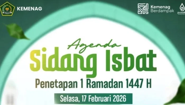 Kemenag RI Akan Umumkan 1 Ramadan 1447 H Malam Ini
