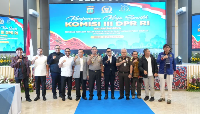 Komisi III DPR RI Gelar Kunjungan Spesifik ke Polda dan Kejati Sumut