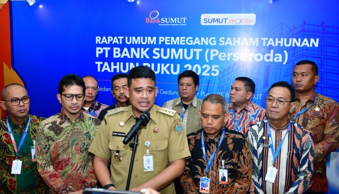 Hadiri Rapat RUPS, Bupati Samosir Dukung Bank Sumut Naik Kelas Untuk Pembangunan dan Pertumbuhan Ekonomi Daerah