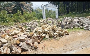 Tangkahan Batu Beroperasi di Nagori Mekar Sari, Warga Menduga Ilegal