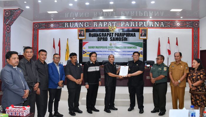 DPRD Resmi Menyetujui LKPJ Bupati Samosir Tahun Anggaran 2025